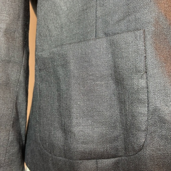 Lauren Ralph Lauren Linen Monte Carlo Crested Old Money Blazer  Size  12 - Picture 8 of 15